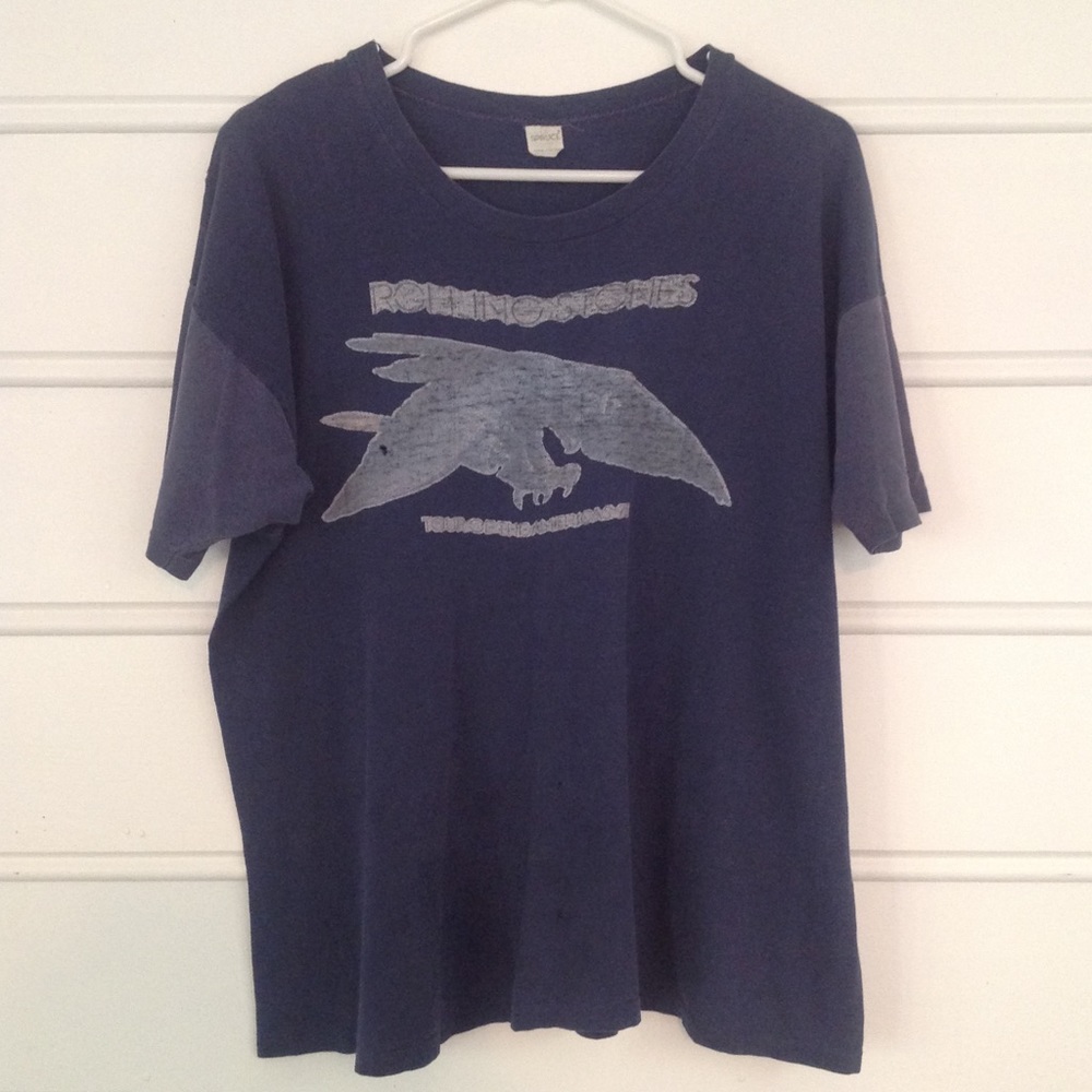 RARE Vintage 1975 Rolling Stones Tour T-shirt